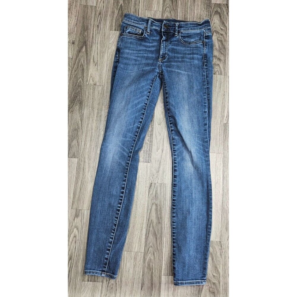 Gap Womens Size 26 Regular Pockets Skinny‎ Denim Blue Jeans